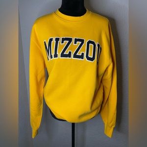 Yellow Gold Mizzou Sweatshirt